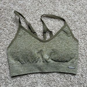 ECHT Olive Green Sports Bra
